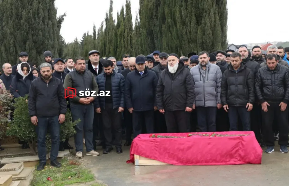 Təyyarə qəzasında həlak olan Rəşad Əhmədovun məzarı - FOTOLAR
