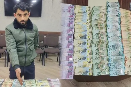 Bu qədər pulu terminaldan oğurladı - Foto