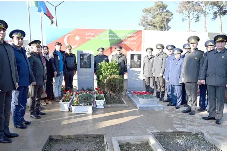 Milli Qəhrəman Polad Həşimovun xatirəsi yad edilib - FOTOLAR