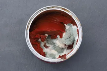 Kiflənmiş tomat pastası yemək olarmı?