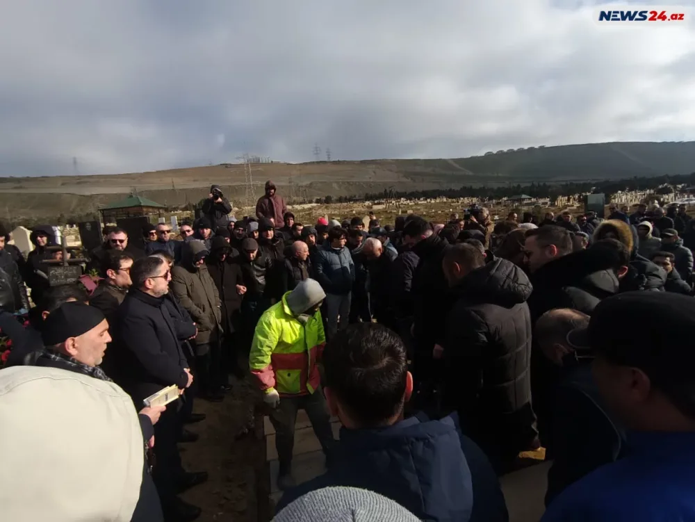 Azər Baxşəliyev dəfn olundu - FOTO+ VİDEO