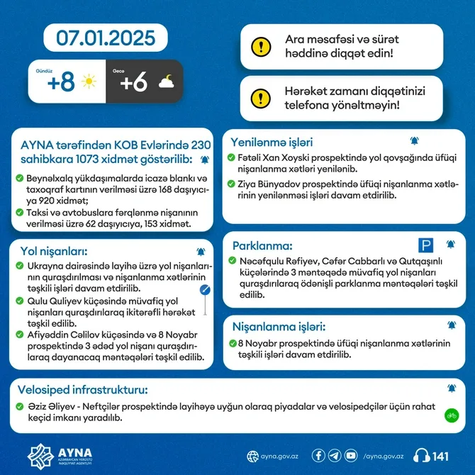 Paytaxtda üç yeni parklanma məntəqələri yaradılıb - FOTO