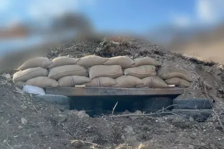 Ermənilər Naxçıvan istiqamətində bunker tikir - – FOTO