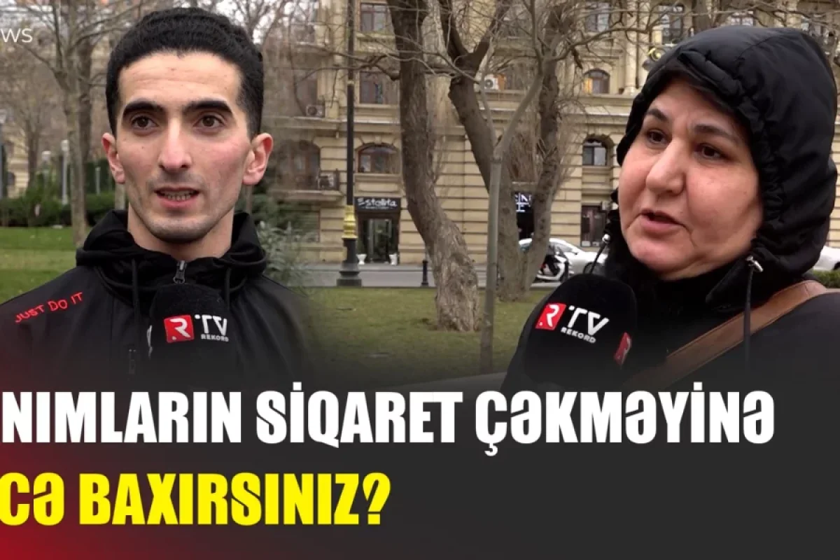 Siqaret çəkən Qadınlar - Şəhərdə SORĞU