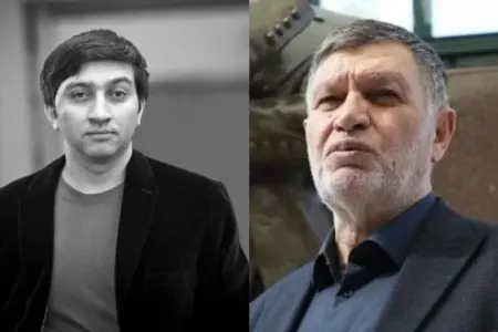 Vüqar Həşimovun atası ilə vida mərasimi keçirilib - FOTO