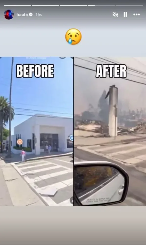 Survivor Turabinin evi və maşını yandı