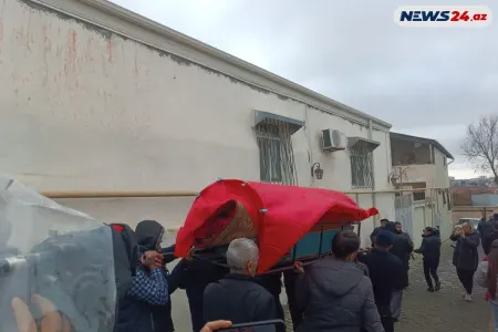 Çimnaz Sultanova son mənzilə belə yola SALINDI - ÖZƏL GÖRÜNTÜLƏR