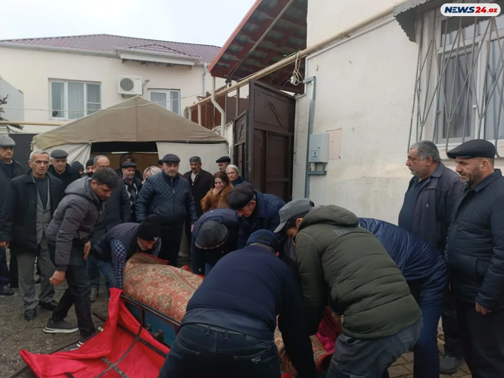 Çimnaz Sultanova son mənzilə belə yola SALINDI - ÖZƏL GÖRÜNTÜLƏR