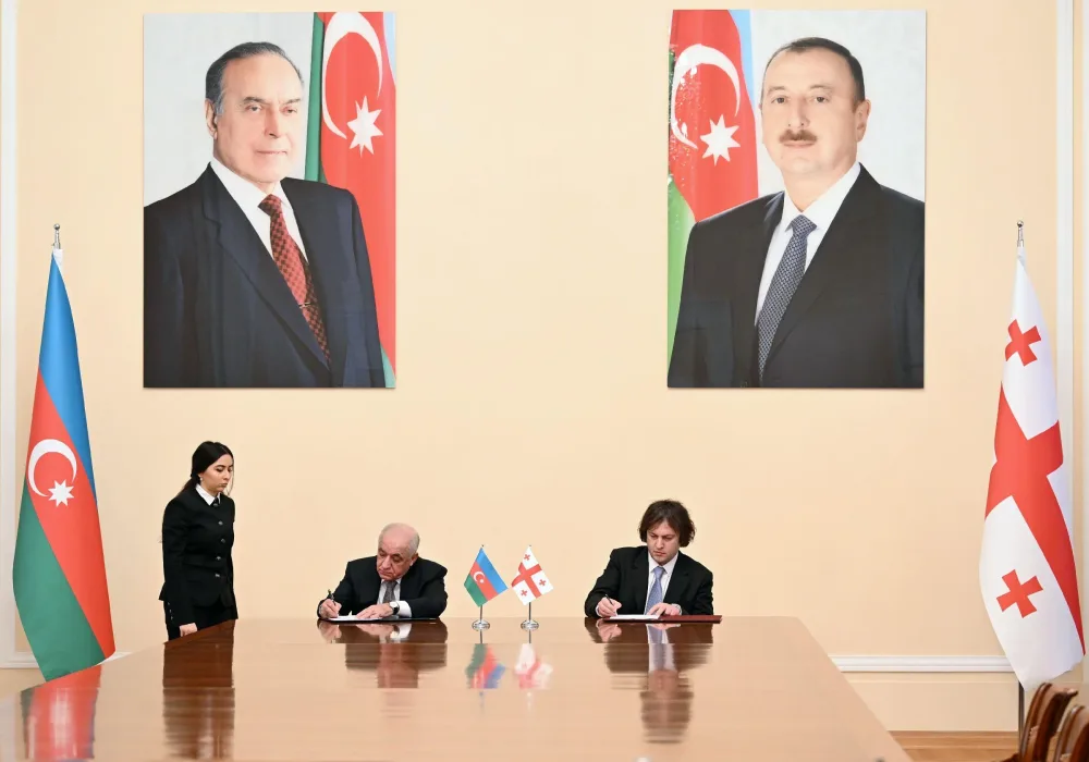 Azərbaycan və Gürcüstan hökumətləri arasında 4 sənəd imzalandı - FOTO