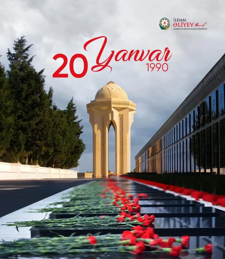 Prezident 20 Yanvar - Ümumxalq Hüzn Günü ilə bağlı paylaşım etdi