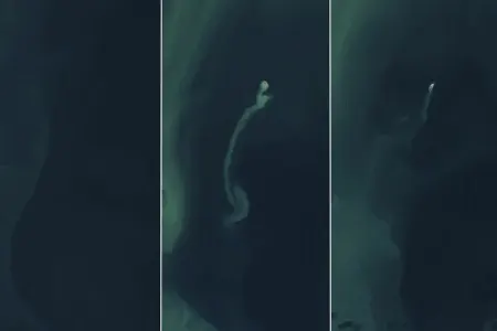 NASA Xəzərdəki "xəyal adası"nın SİRRİNİ AÇDI - YENİ FOTOLAR