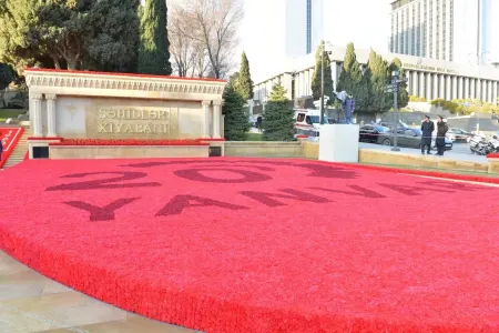 Milli Məclisin kollektivi Şəhidlər xiyabanını ziyarət edib