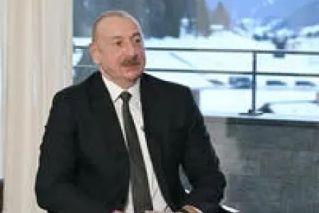 Prezident Davosda Çinin CGTN telekanalına müsahibə verib