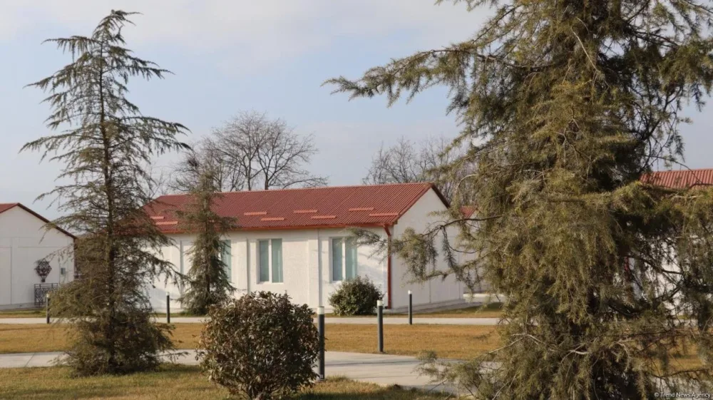 Xocalı şəhəri yaşıllığa bürünür - FOTOREPORTAJ