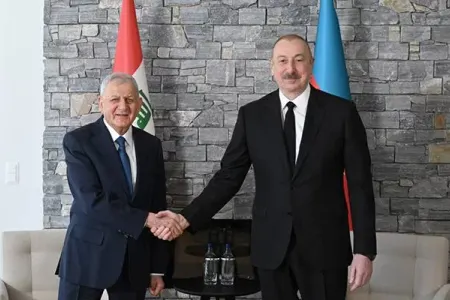 İlham Əliyev İraq Prezidenti ilə görüşdü