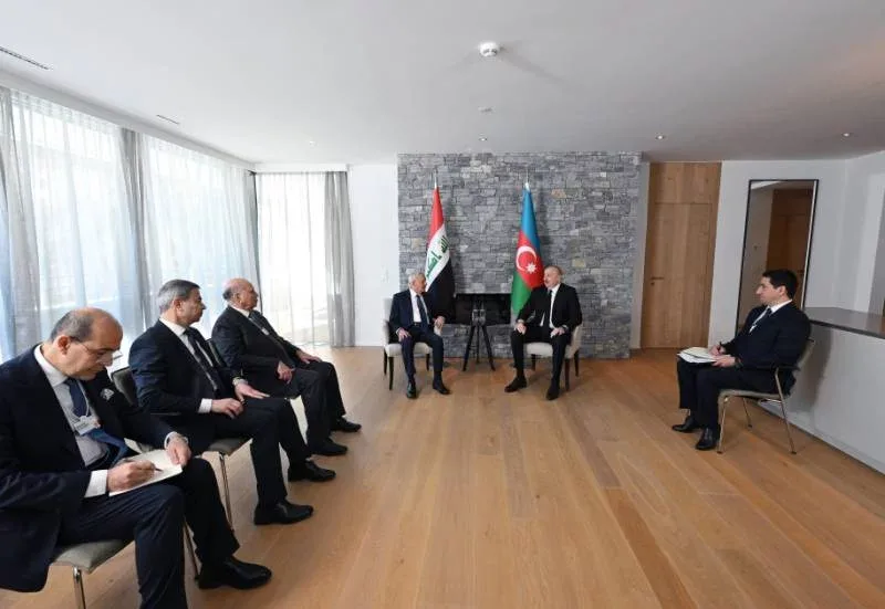 İlham Əliyev İraq Prezidenti ilə görüşdü
