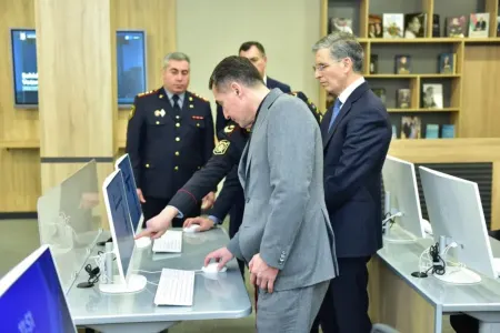 Millət vəkilləri Polis Akademiyasının yeni tədris binasında olublar -
