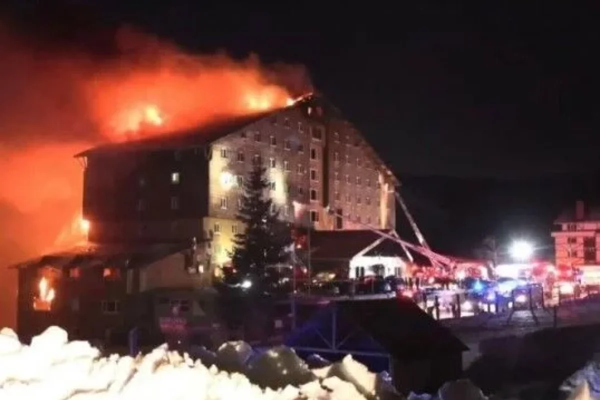 79 nəfərə məzar olan hoteldən dəhşətli kadrlar - VİDEO