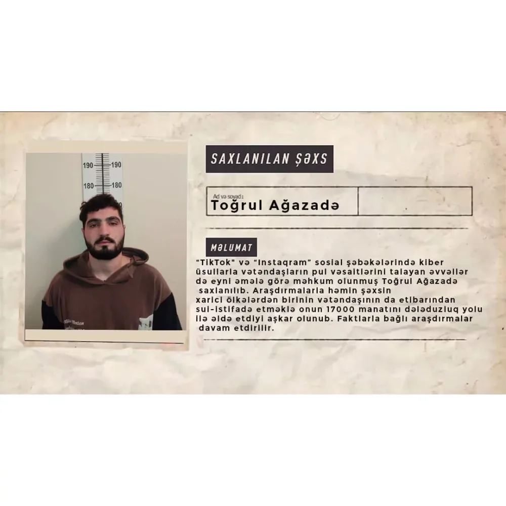 Azərbaycanda TİKTOK ƏMƏLİYYATI: - saxlanılan var