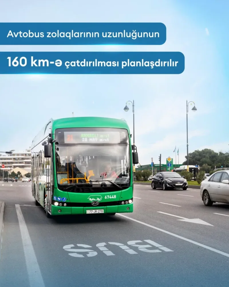 Yeni avtobus zolaqları salınacaq