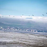 Hərbi helikopterlərimiz havaya QALXDI - FOTOLAR