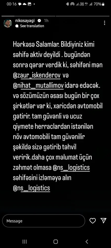 "Nikosayağı"dan gözlənilməz addım - FOTO