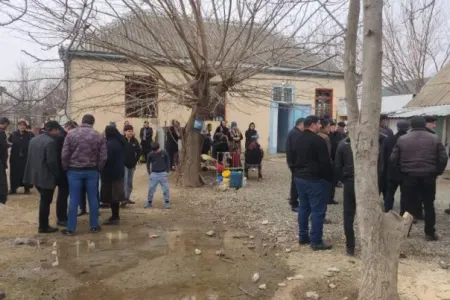 Ağcabədidə partlayışda həlak olan nəvə və babanın - FOTOsu