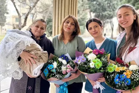 20 illik həsrətdən sonra ana oldu - Foto