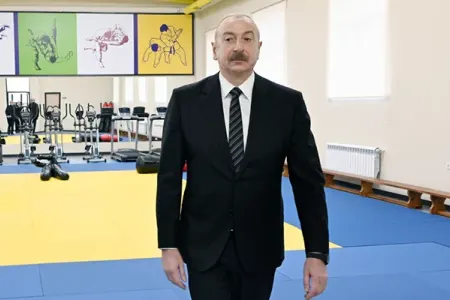 Prezident “Vətən” İdman Liseyində - FOTOLAR