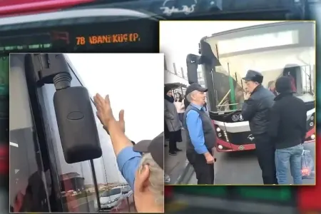 BakuBus-ın sürücü ilə sərnişinlər arasında - MÜBAHİSƏ