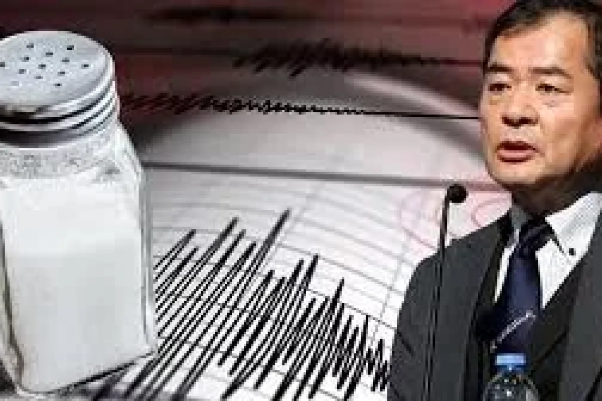 Zəlzələdə özünüzlə duz - aparın