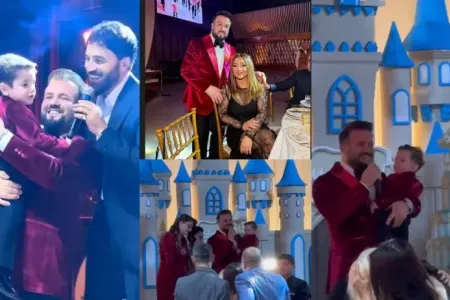 Elnur oğluna ad günü etdi - Video