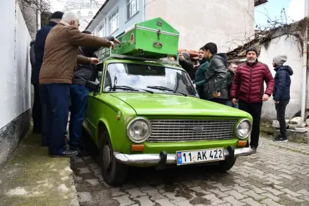 Vəsiyyəti həyata keçdi - Türkiyədə qəribə hadisə - FOTOLAR