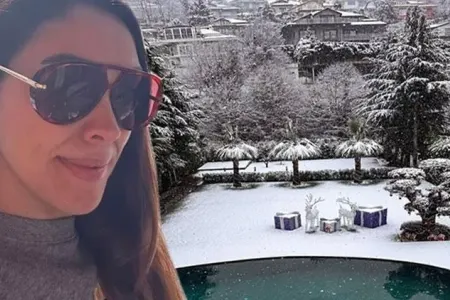Tanınmış aparıcı LÜKS VİLLASINDAN görüntülər paylaşdı - -FOTO