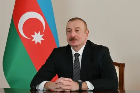 İlham Əliyev Davosda Çinin CGTN telekanalına müsahibə verdi