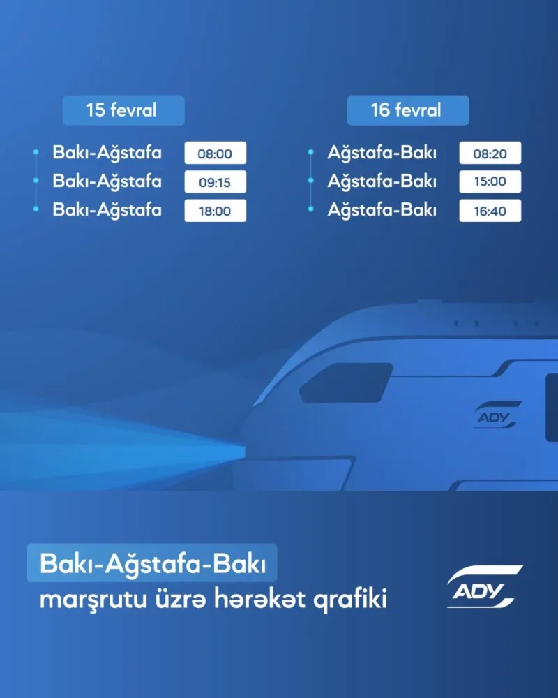 Bakıda bu rayona qatarla gedənlərə - MÜHÜM XƏBƏR