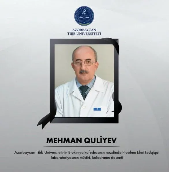Mehman Quliyev Vəfat Etdi - FOTO