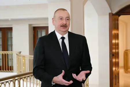 İlham Əliyev Ağdama getdi