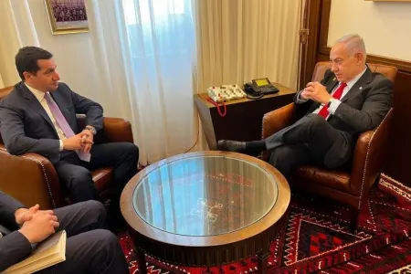 Hikmət Hacıyev Netanyahu ilə görüşdü