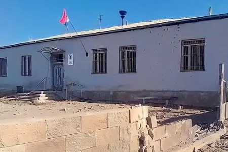 Erməni hərbi hissəsində yanğın baş verdi