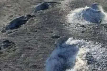 Bu şəhərə QARA QAR YAĞDI - FOTO