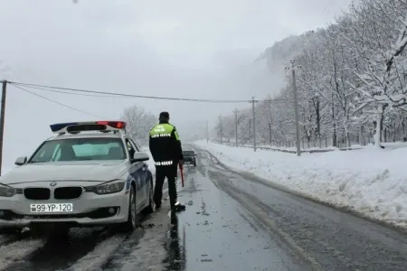 Yol polisindən hava şəraiti ilə - MÜRACİƏT