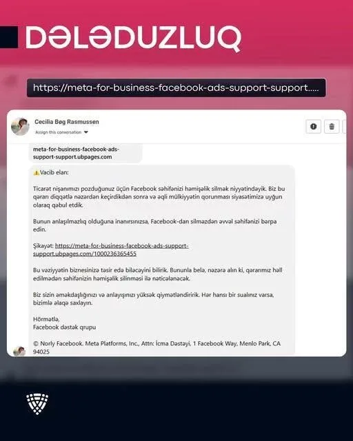 Feysbukda bu linklərə daxil olmayın - XƏBƏRDARLIQ