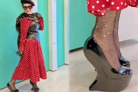 Elza Seyidcahan bu dəfə ayaqqabısı ilə diqqət çəkdi