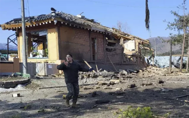 Kəndi səhvən BOMBALADILAR - FOTO