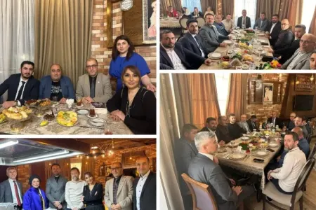Qardaş ölkələrin nümayəndələri Elnarə Abdullayevanın iftar süfrəsində bir araya gəldi - FOTO