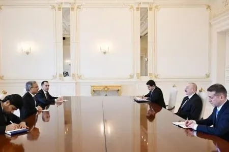 İlham Əliyev Məcid Xanı qəbul etdi