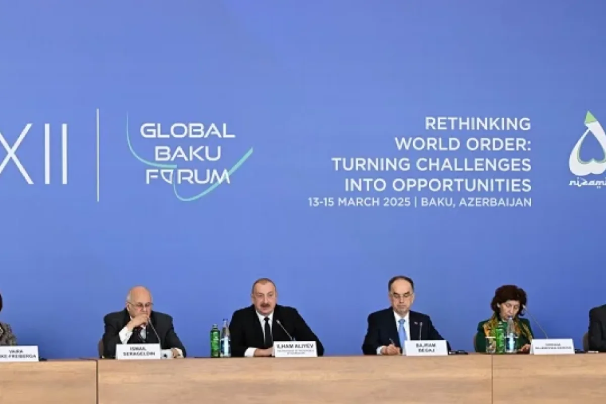 XII Qlobal Bakı Forumu: - Azərbaycan sülh və dialoq mərkəzinə çevrilir