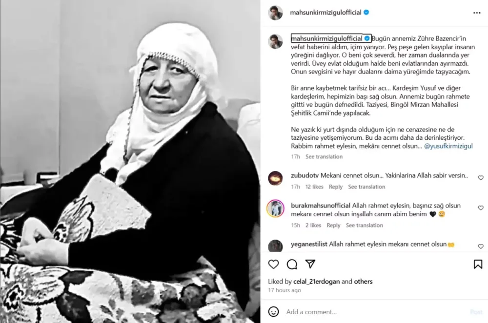 Mahsun Kırmızıgülə ağır itki