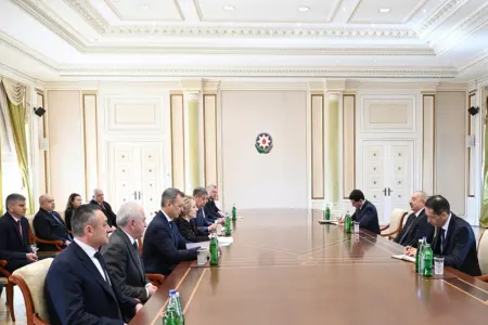 İlham Əliyev Valentina Matviyenkonu qəbul etdi – - FOTOLAR